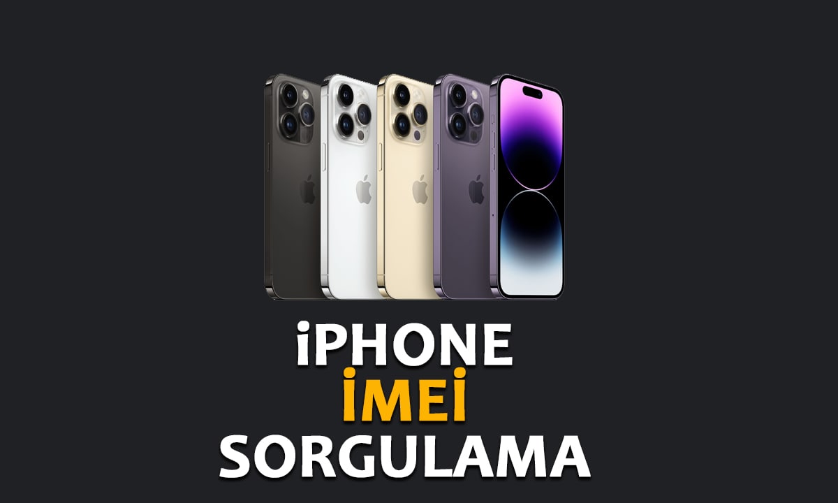 iPhone IMEI Sorgulama