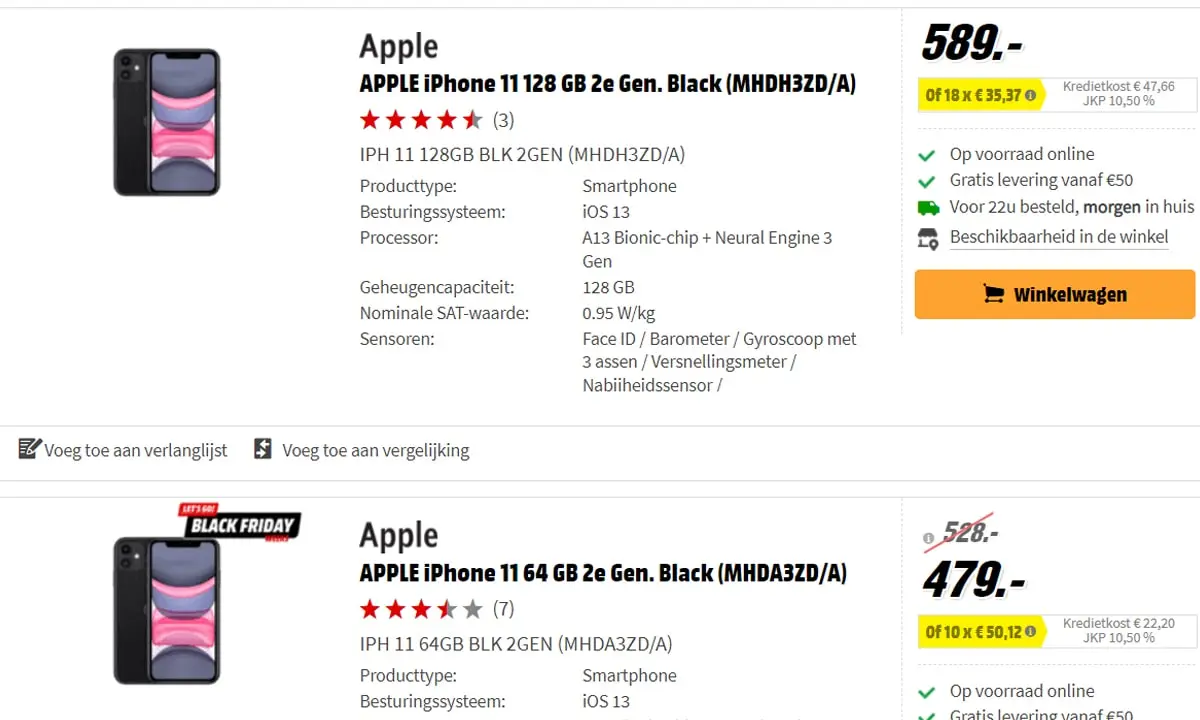 Belçika Telefon Fiyatları