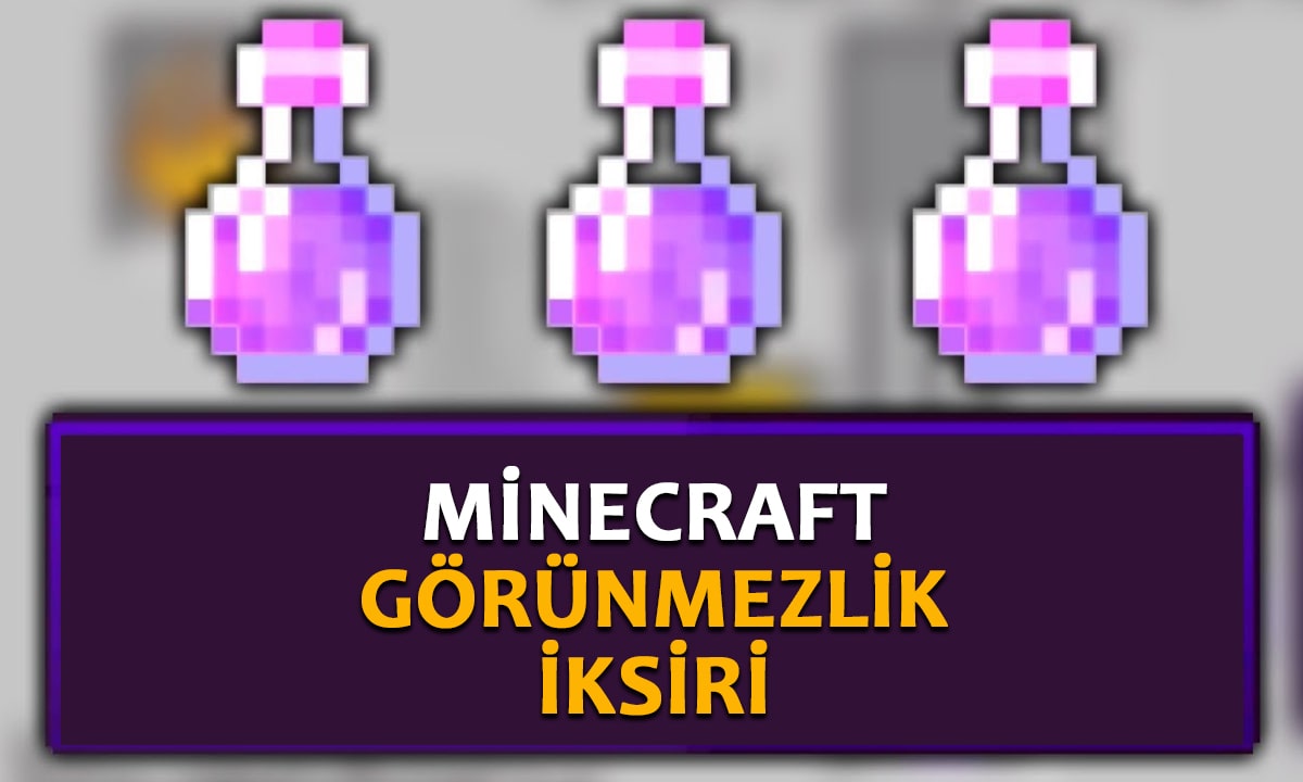 Minecraft Görünmezlik İksiri Yapımı Kodu