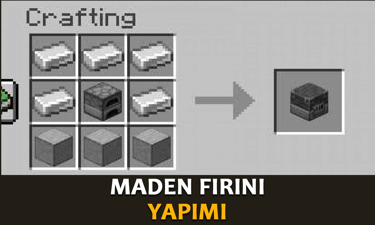 Minecraft Maden Fırını yapımı