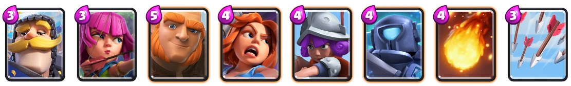 3 arena Clash royale destesi
