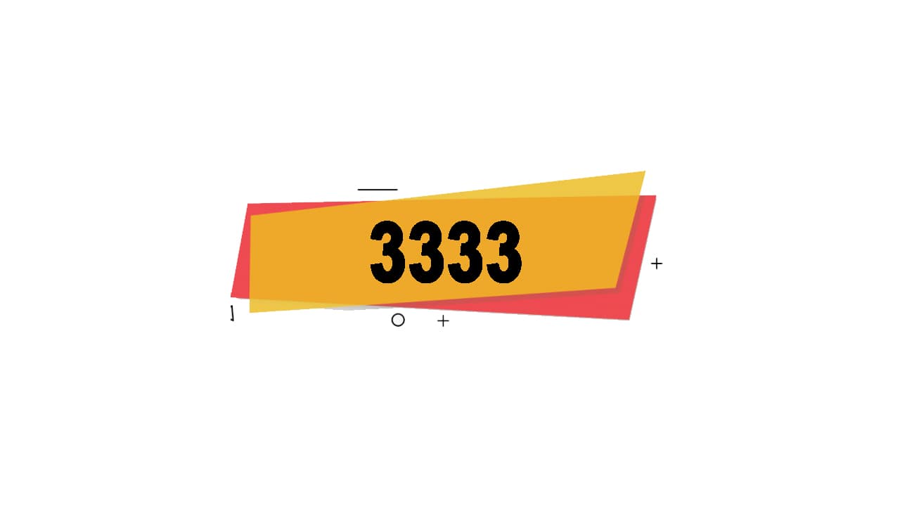 3333 Anlamı