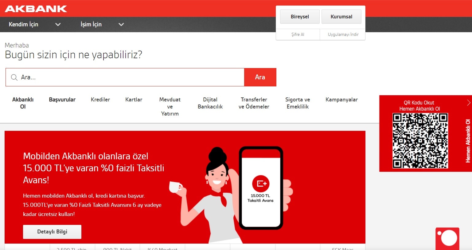 AKbank kmh başvuru