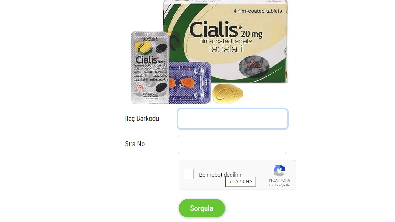 Cialis Orjinal Ürün Sorgulama