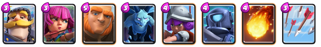 Clash Royale 4 Arena Deste