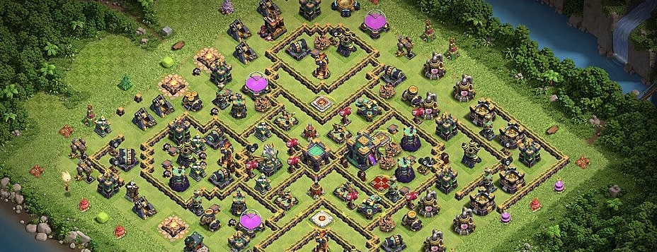 Clash of Clans 14 seviye köy