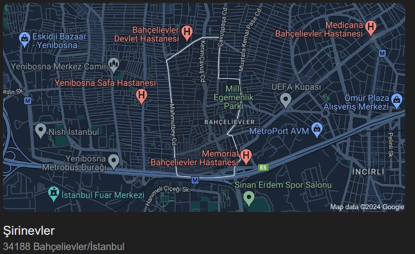 İstanbul şirinevler hangi ilçeye bağlı