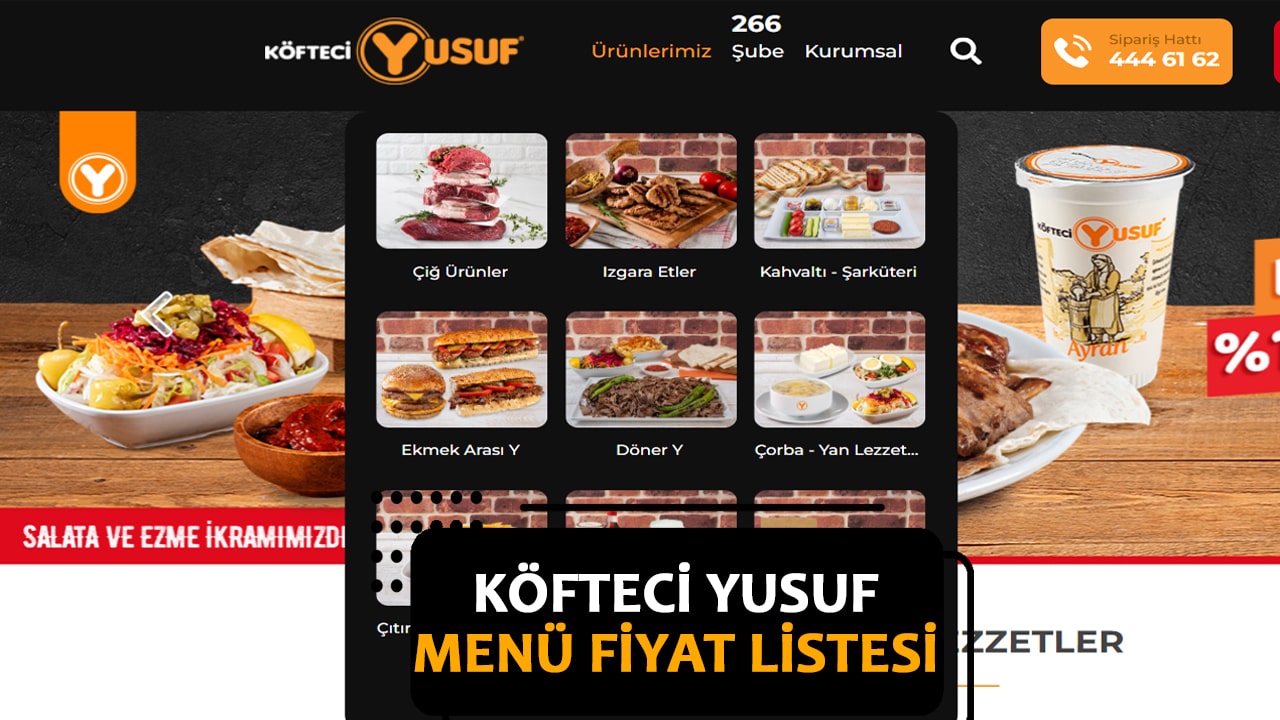 Köfteci Yusuf Fiyatları