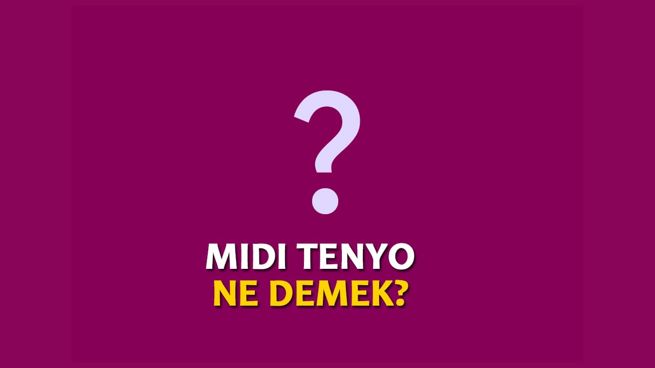 Mıdı Tenyo Ne Demek