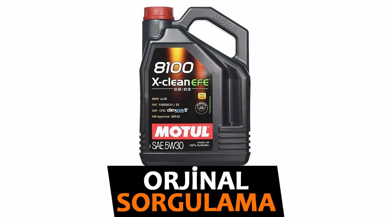 Motul Yağ Orjinal Sorgulama