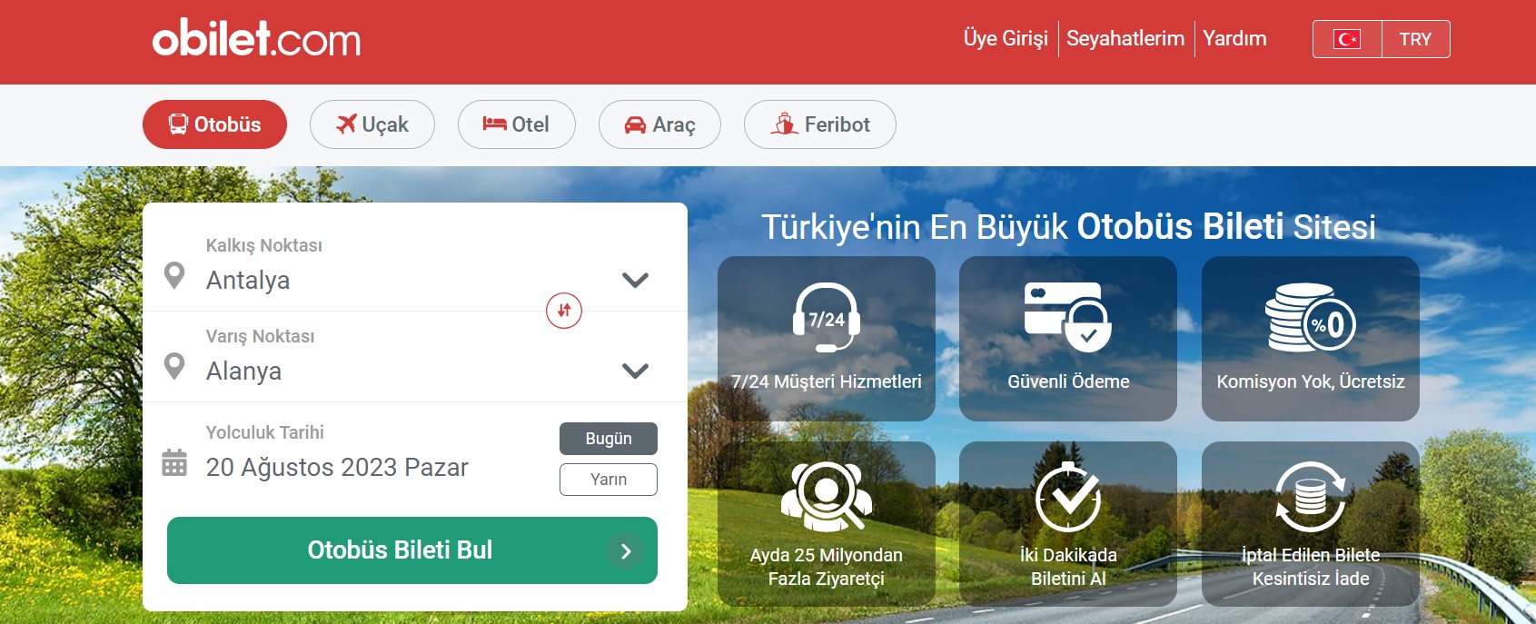 Obilet iletişim