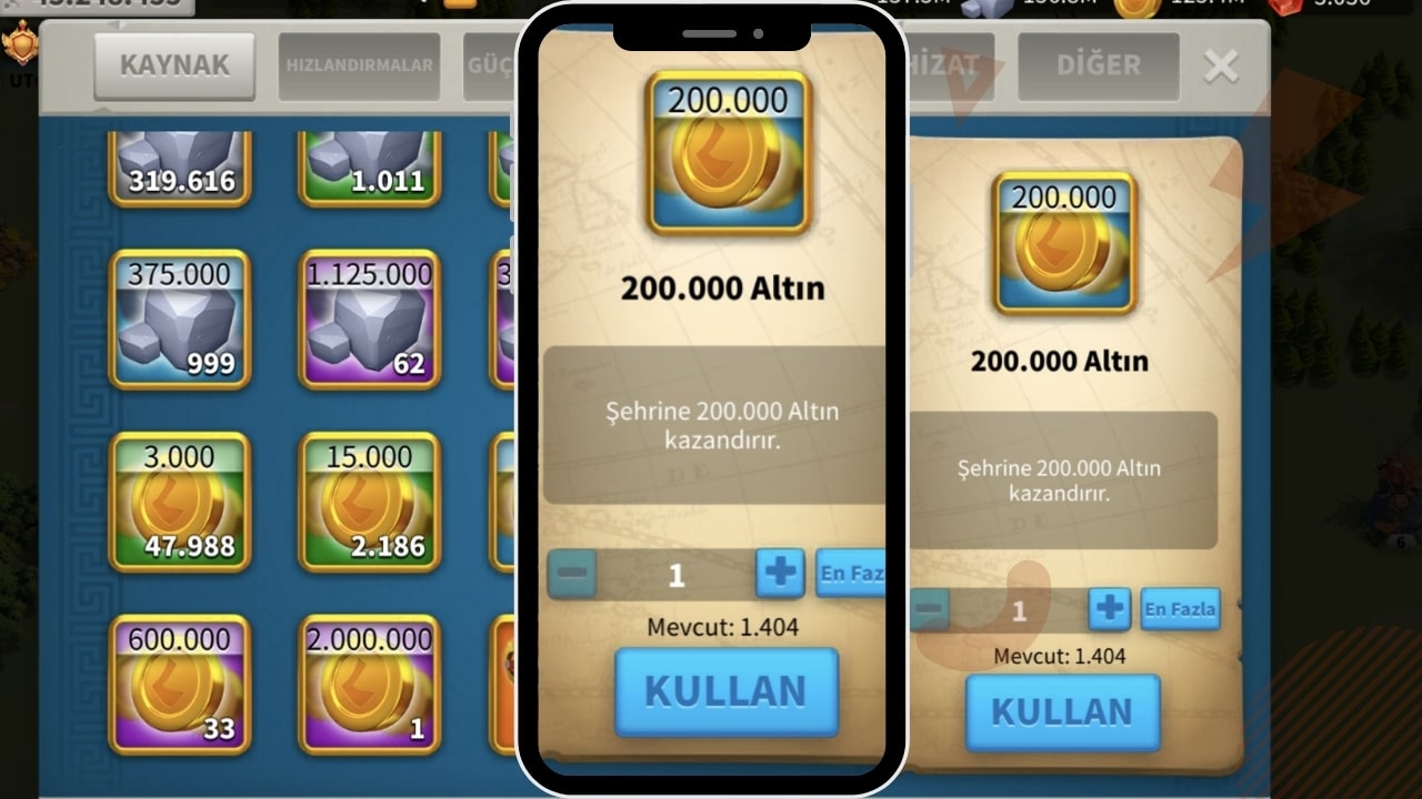 Rise of Kingdoms Altın Ne İşe Yarar