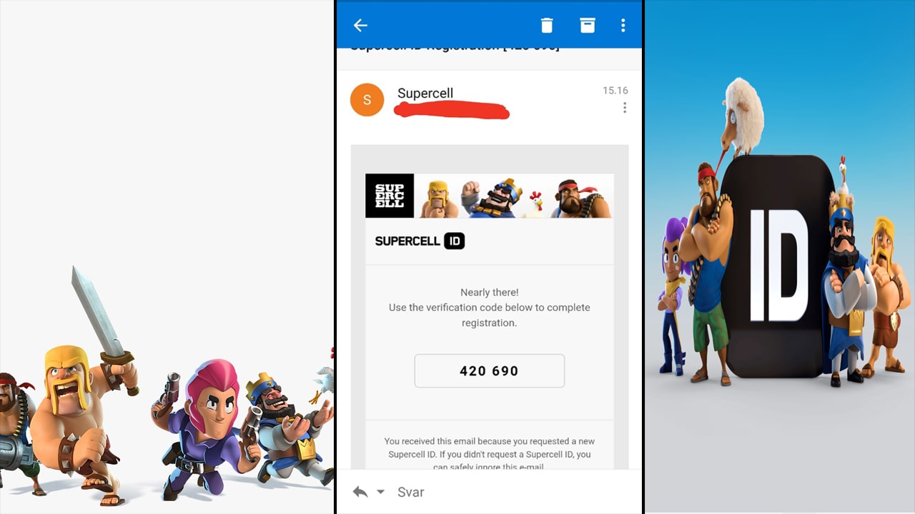 Supercell ID Kod Gelmiyor