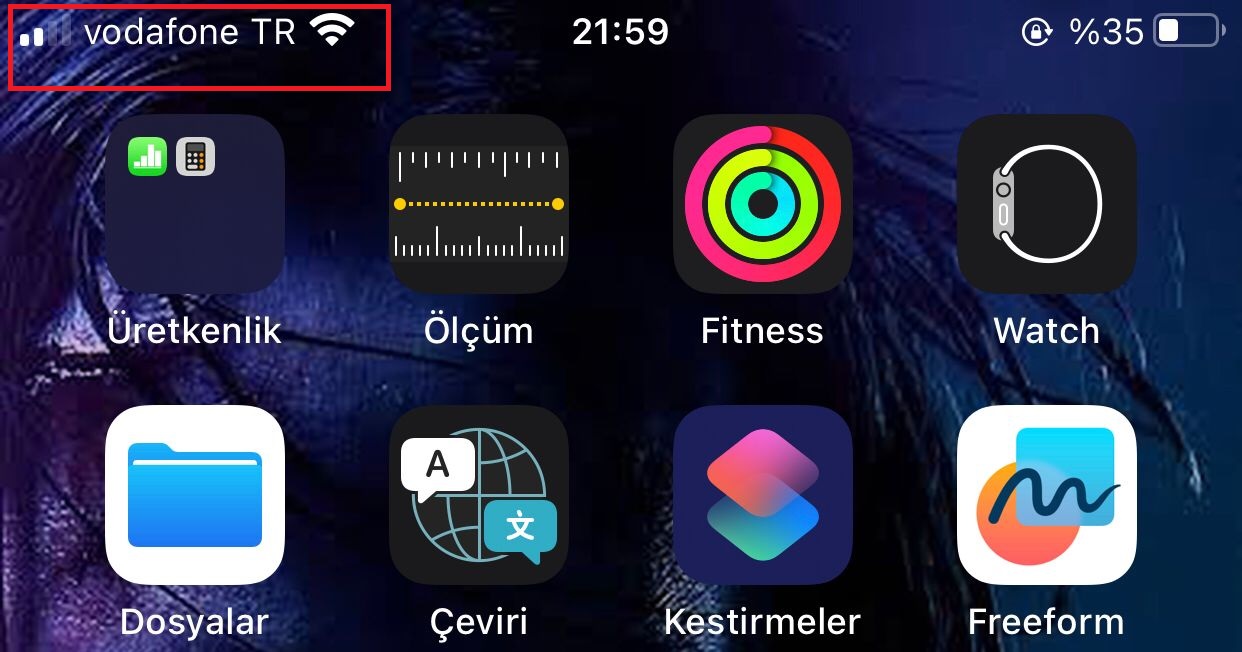 Telefon Ekranından Sorgulama