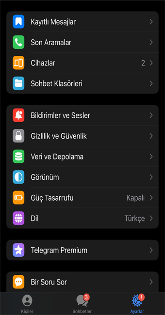 Telegram Numara Gizleme