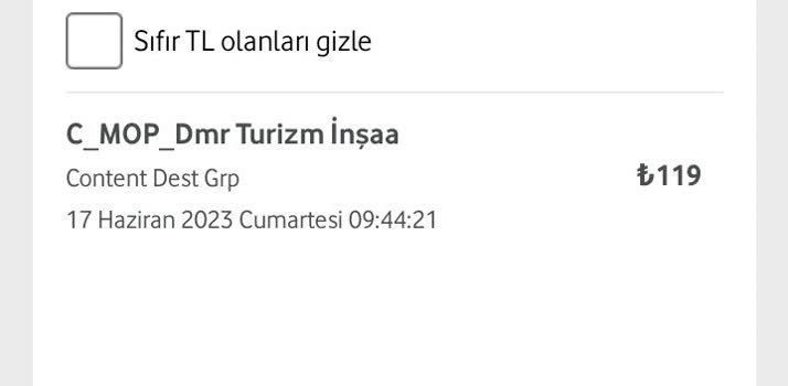 Vodafone Content Dest Grp nedir