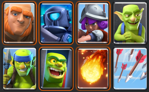 clash royale 1 arena destesi